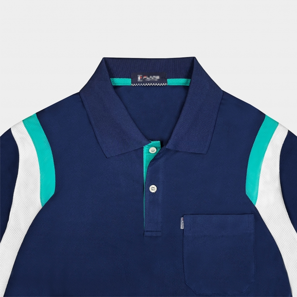 速乾透氣長袖POLO衫【F681A】