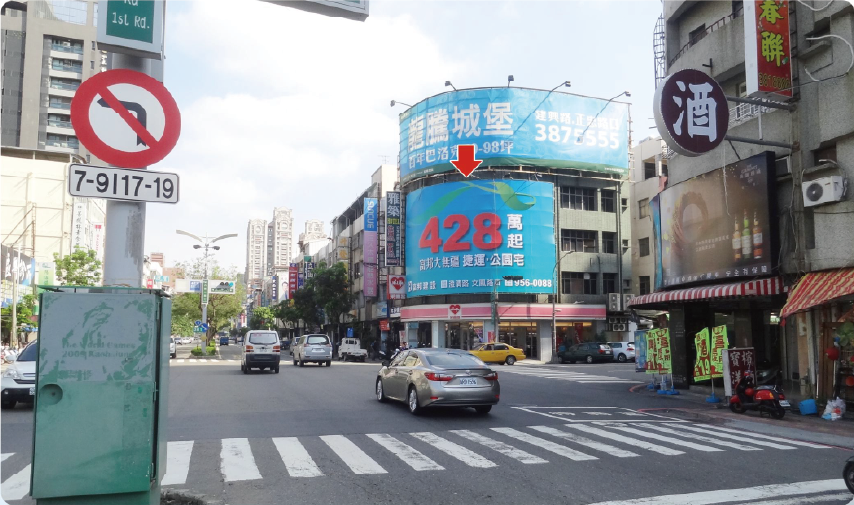 P-0291B 三民區與鳳山區外主要道、萊爾富、銀行、中山高速公路