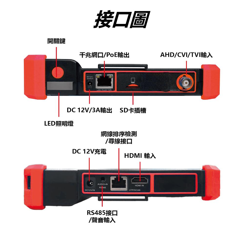 新版工程寶HBS 5500C+循線器(送亮面保護膜)5.55吋五合一 (無VGA輸入)