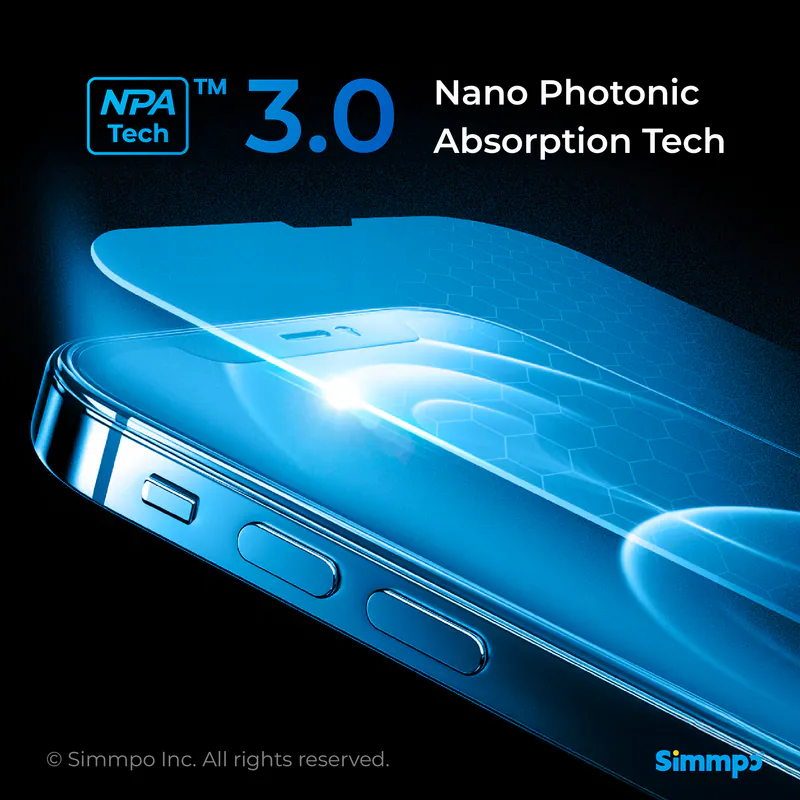 S-90透明抗藍光護眼保護貼#iPhone透明保護貼#鋼化玻璃保護貼