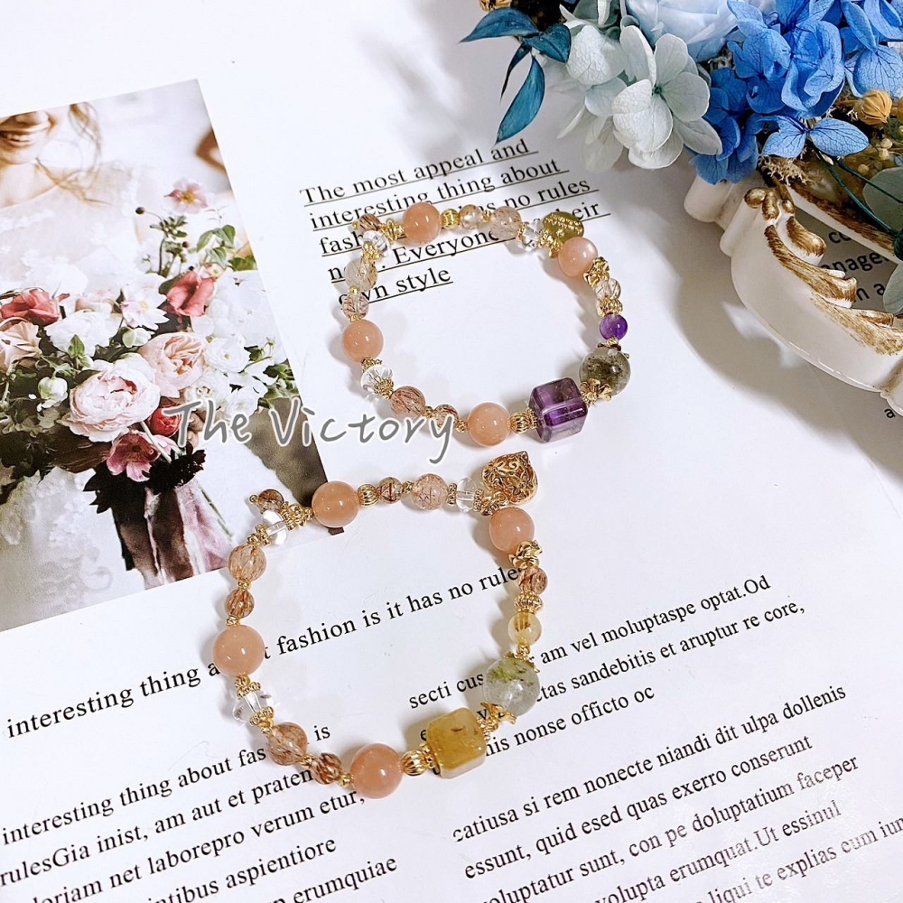 斜陽。暖暖/創造健康事業智慧能量-太陽石｜黑金超七｜綠幽靈｜紫水晶｜金髮晶