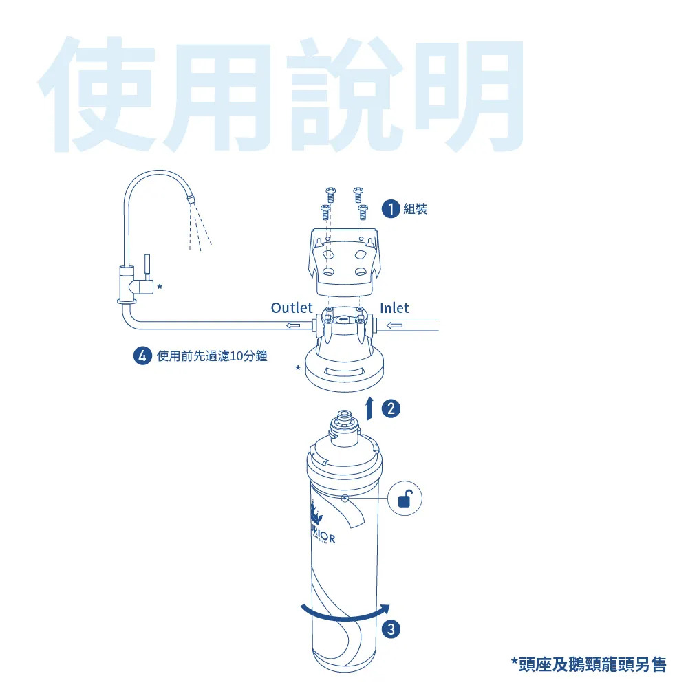 〈速沛優〉奈米抗菌除鉛濾心 SR-RV-02