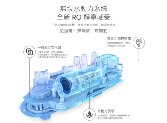 【3M】XPURE-D1 無泵雙飲水淨水系統