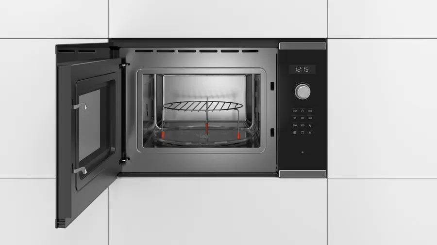BOSCH 6系列 嵌入式微波燒烤爐闊度 60 cm, 經典銀 BEL554MS0U