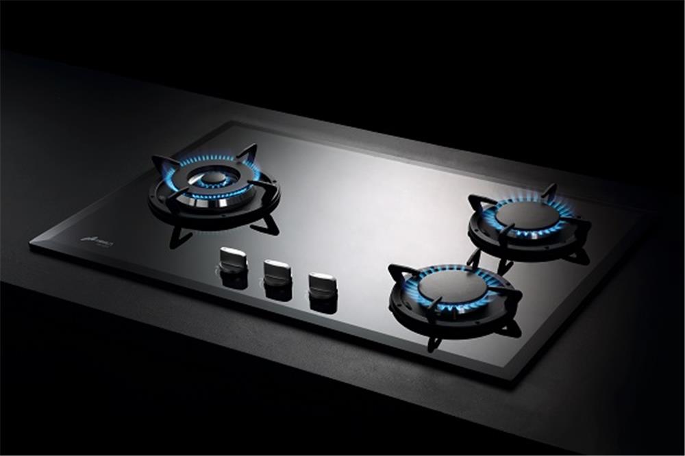 豪山 SB-3205 三口歐化檯面玻璃爐