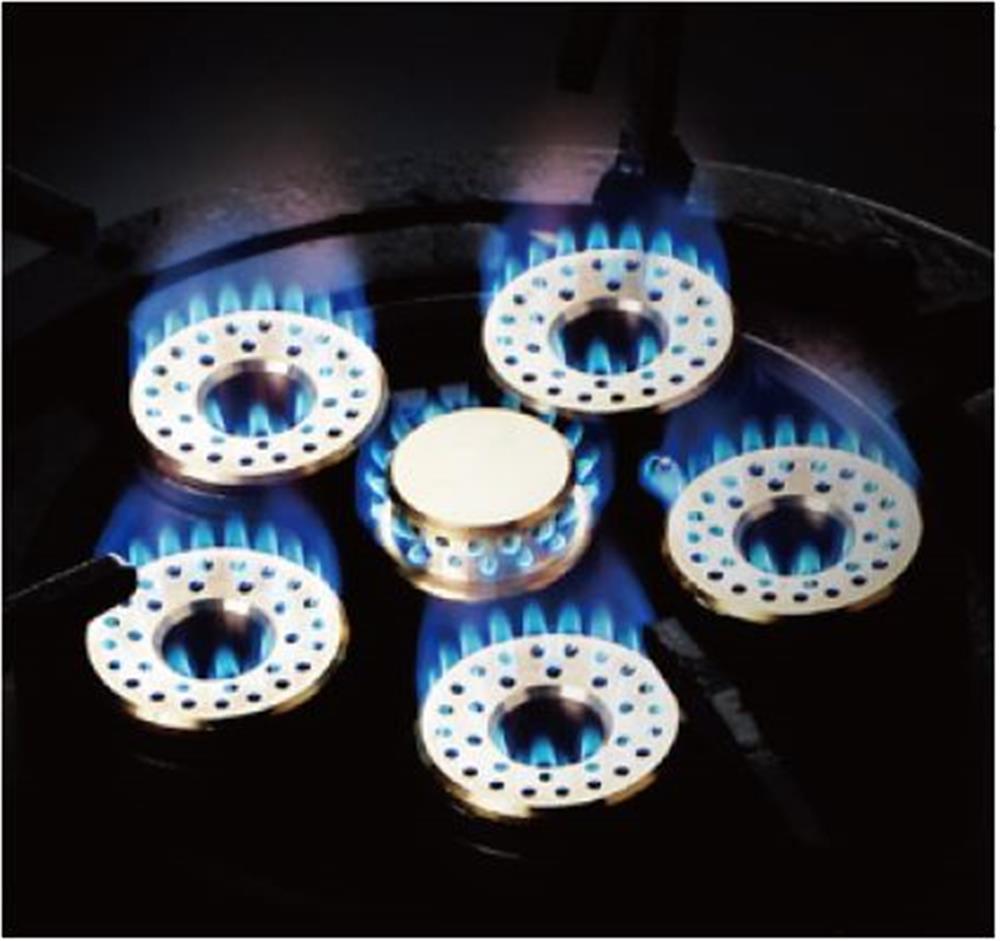 豪山 SB-2207 雙口歐化玻璃檯面爐