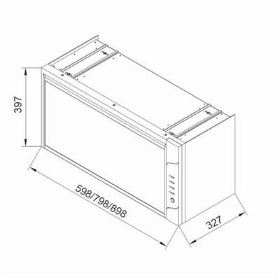 豪山 FW-6880W 懸掛式烘碗機-60cm