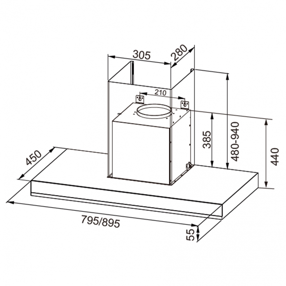喜特麗 JT-1170MR-環吸觸控倒T排油煙機