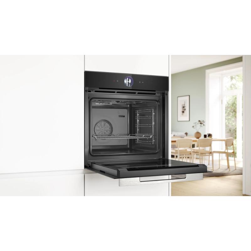 BOSCH HSG7361B1 8系列 嵌入式蒸烤爐 60 x 60 cm 極緻黑