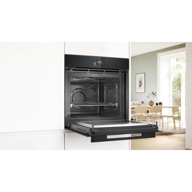 BOSCH HNG978QB1 8系列 嵌入式微波烤箱 60 x 60 cm 極緻黑
