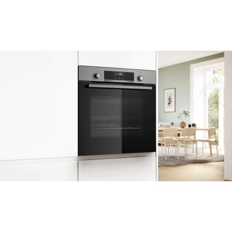 BOSCH HBG536ES3 6系列 嵌入式烤箱 60 x 60 cm 不銹鋼