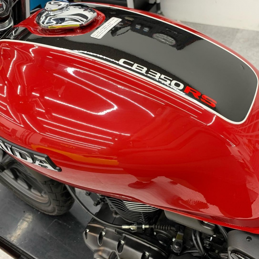 Honda CB350RS 油箱桶、側蓋、大燈犀牛皮