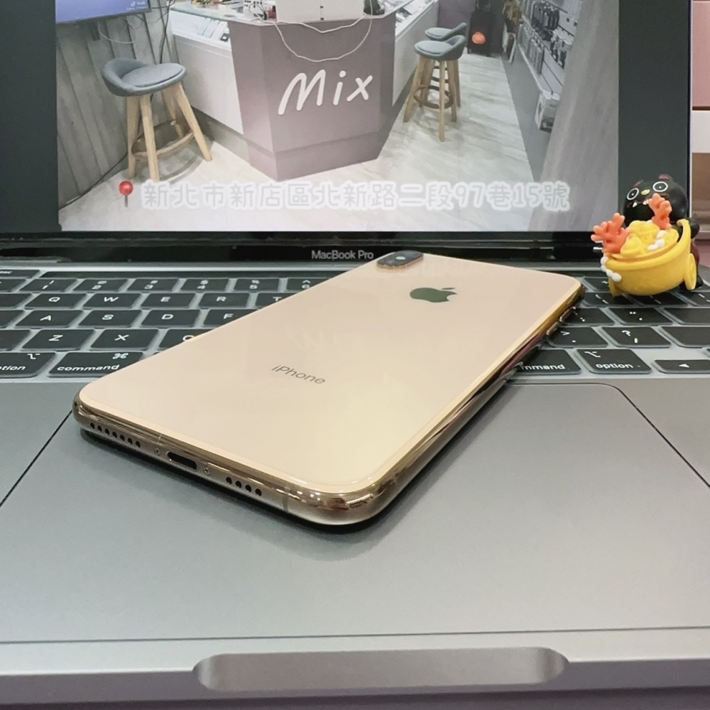 店保90天｜iPhone XSmax 64G 全功能正常！電池100% 金色 6.5吋 #6095 二手iPhone