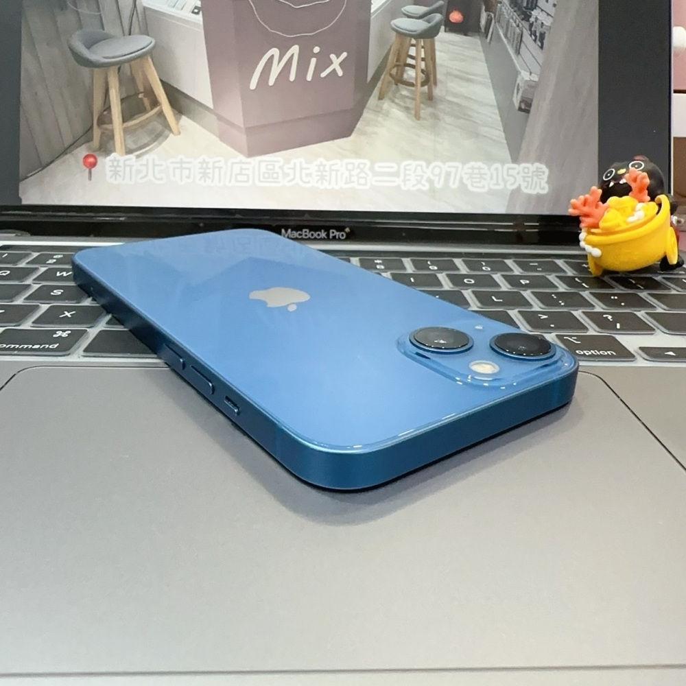 店保90天｜iPhone 13 256G 全功能正常！電池88% 藍色 6.1吋 #0995 二手iPhone