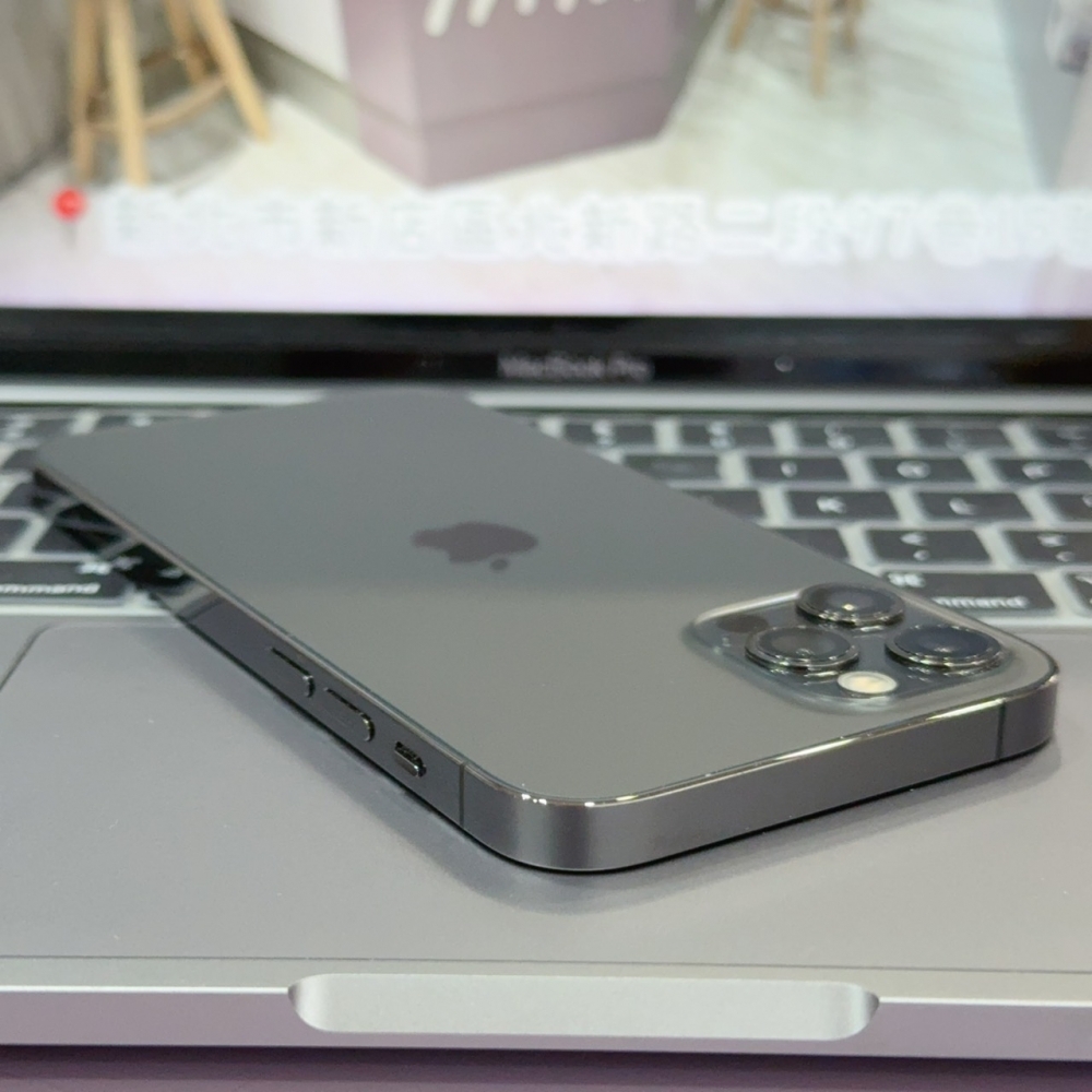 店保90天｜iPhone 12 Pro 256G 全功能正常！電池100% 黑色 6.1吋 #8239 二手iPhone