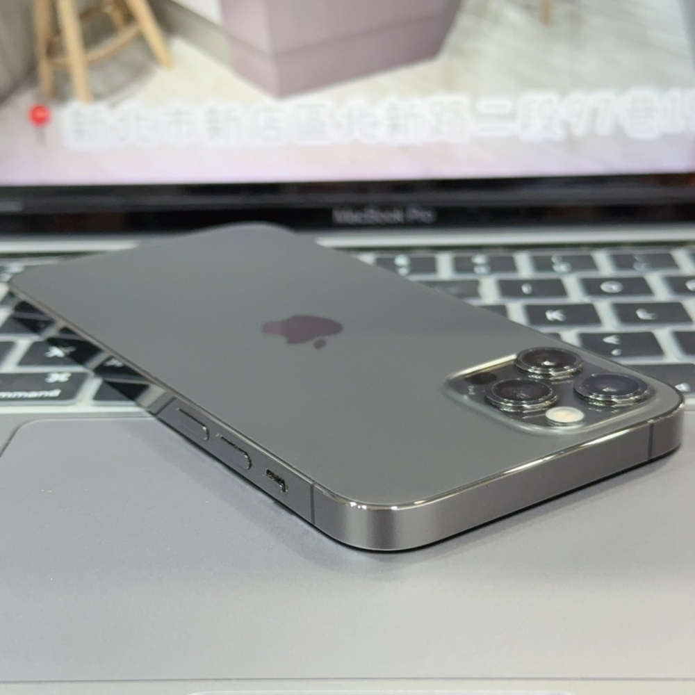 店保90天｜iPhone 12 Pro 256G 全功能正常！電池100% 黑色 6.1吋 #8245 二手iPhone