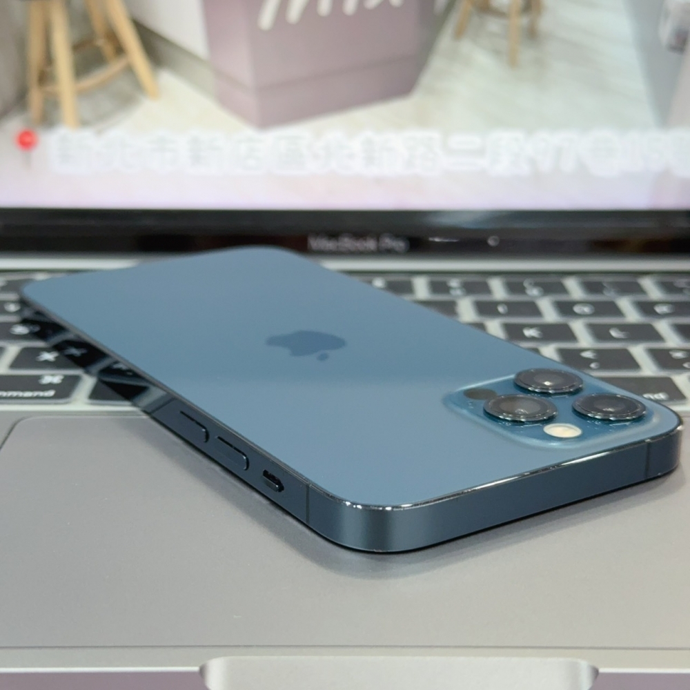 店保90天｜iPhone 12 Pro 128G 全功能正常！電池89% 藍色 6.1吋 #8297 二手iPhone