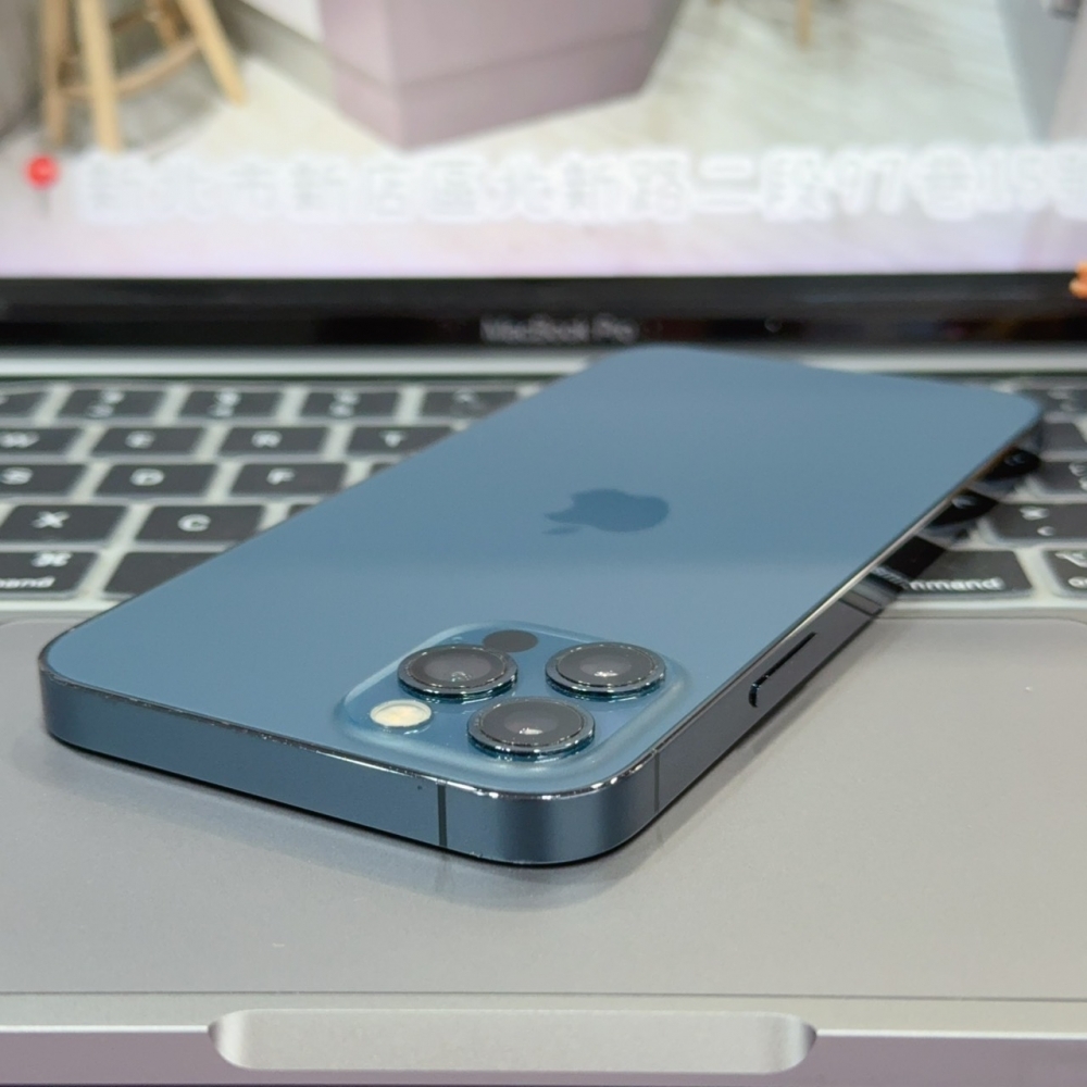 店保90天｜iPhone 12 Pro 128G 全功能正常！電池89% 藍色 6.1吋 #8297 二手iPhone