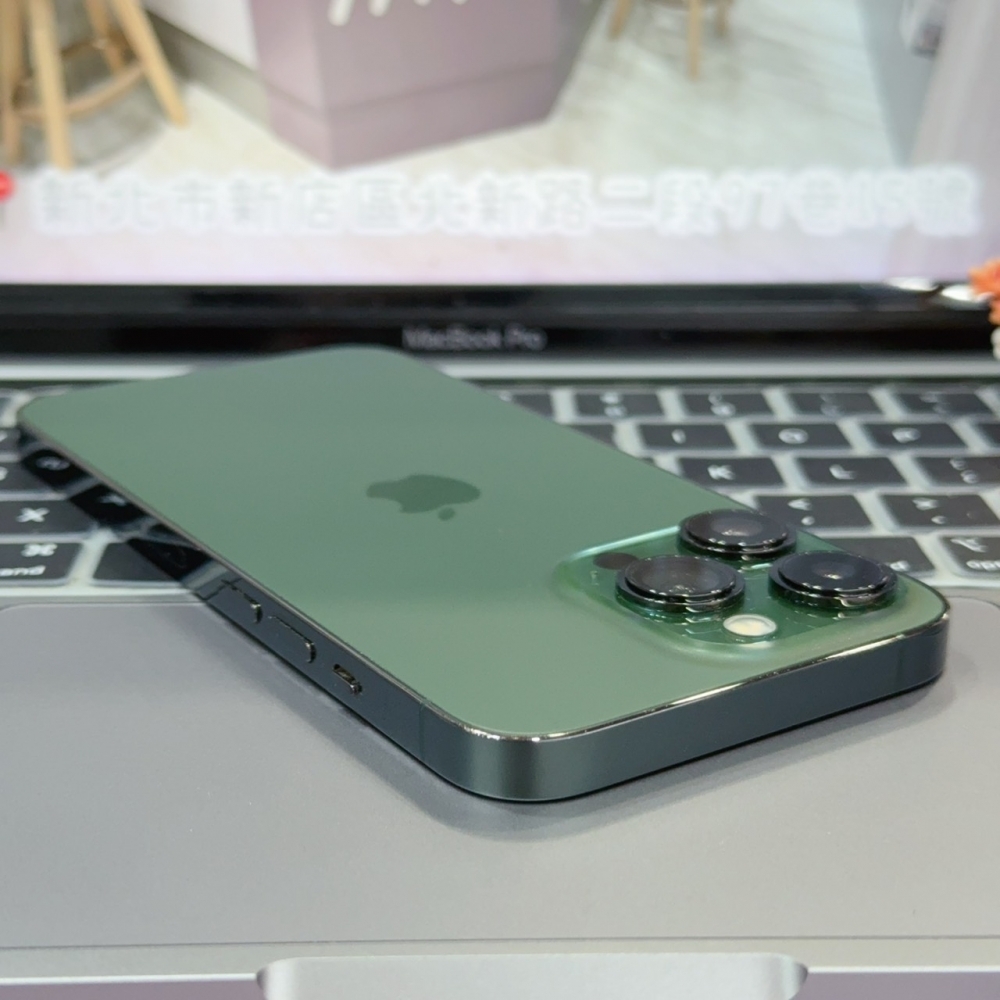 店保90天｜iPhone 13 Pro 256G 全功能正常！電池80% 綠色 6.1吋 #8342 二手iPhone