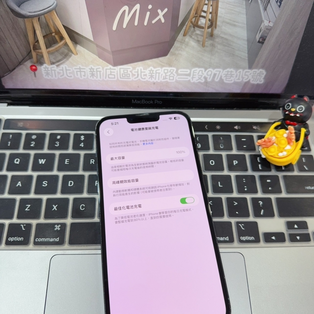 店保90天｜iPhone 13 Pro Max 128G 全功能正常！電池100% 藍色 6.7吋 #8299 二手iPhone
