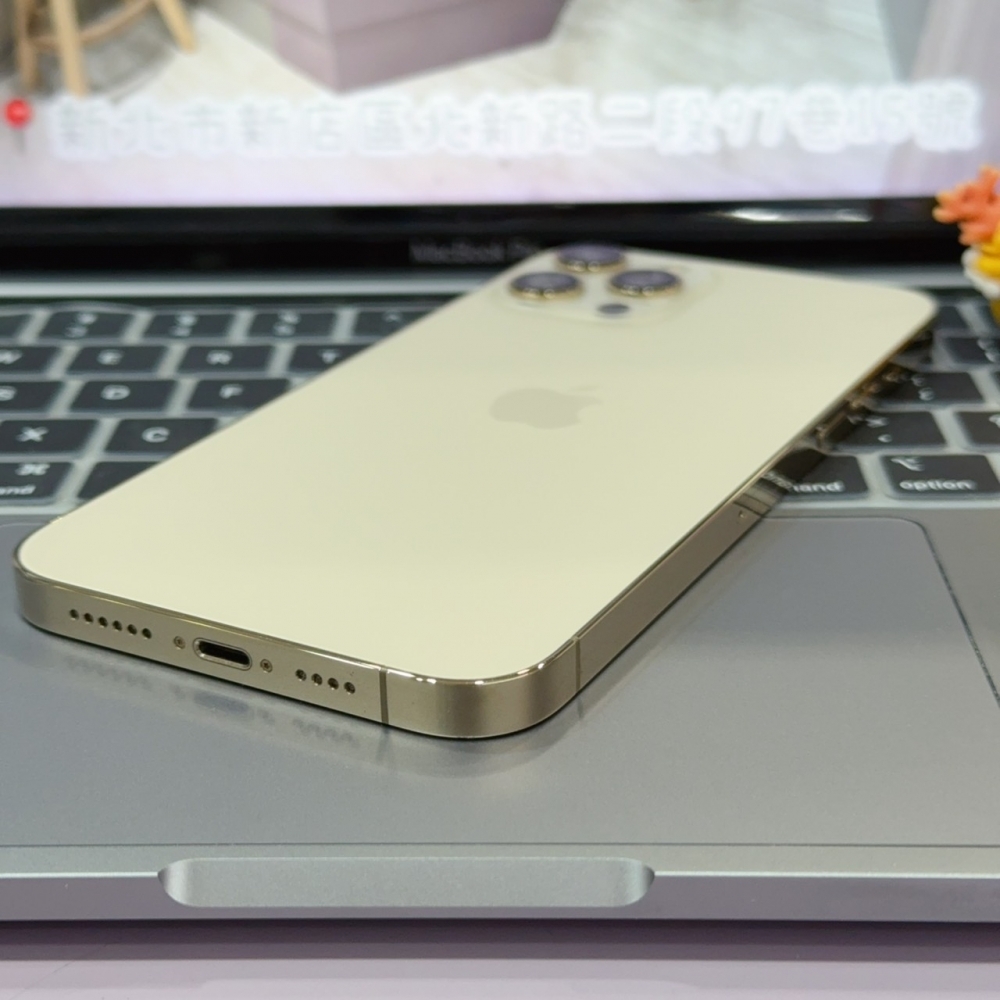 店保90天｜iPhone 12 Pro Max 256G 全功能正常！電池83% 金色 6.7吋 #8360 二手iPhone