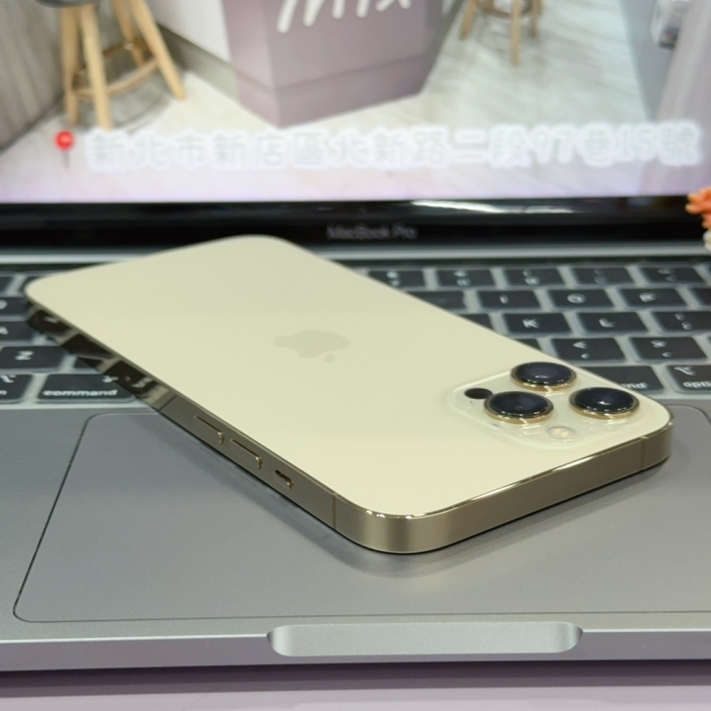 店保90天｜iPhone 12 Pro Max 256G 全功能正常！電池83% 金色 6.7吋 #8360 二手iPhone