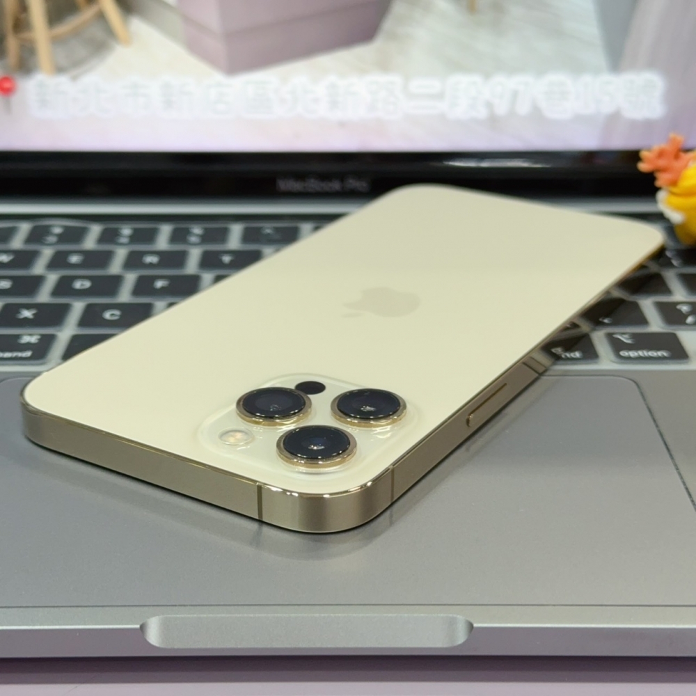 店保90天｜iPhone 12 Pro Max 256G 全功能正常！電池83% 金色 6.7吋 #8360 二手iPhone