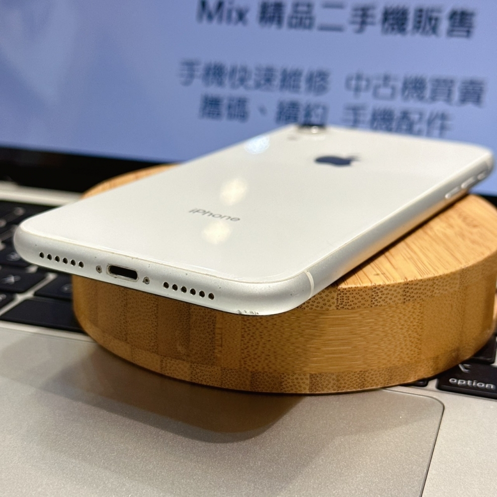 店保90天｜iPhone XR  64G 臉辨NG!!電池100% 白色 6.1吋 #0095 二手iPhone備用機 工作機