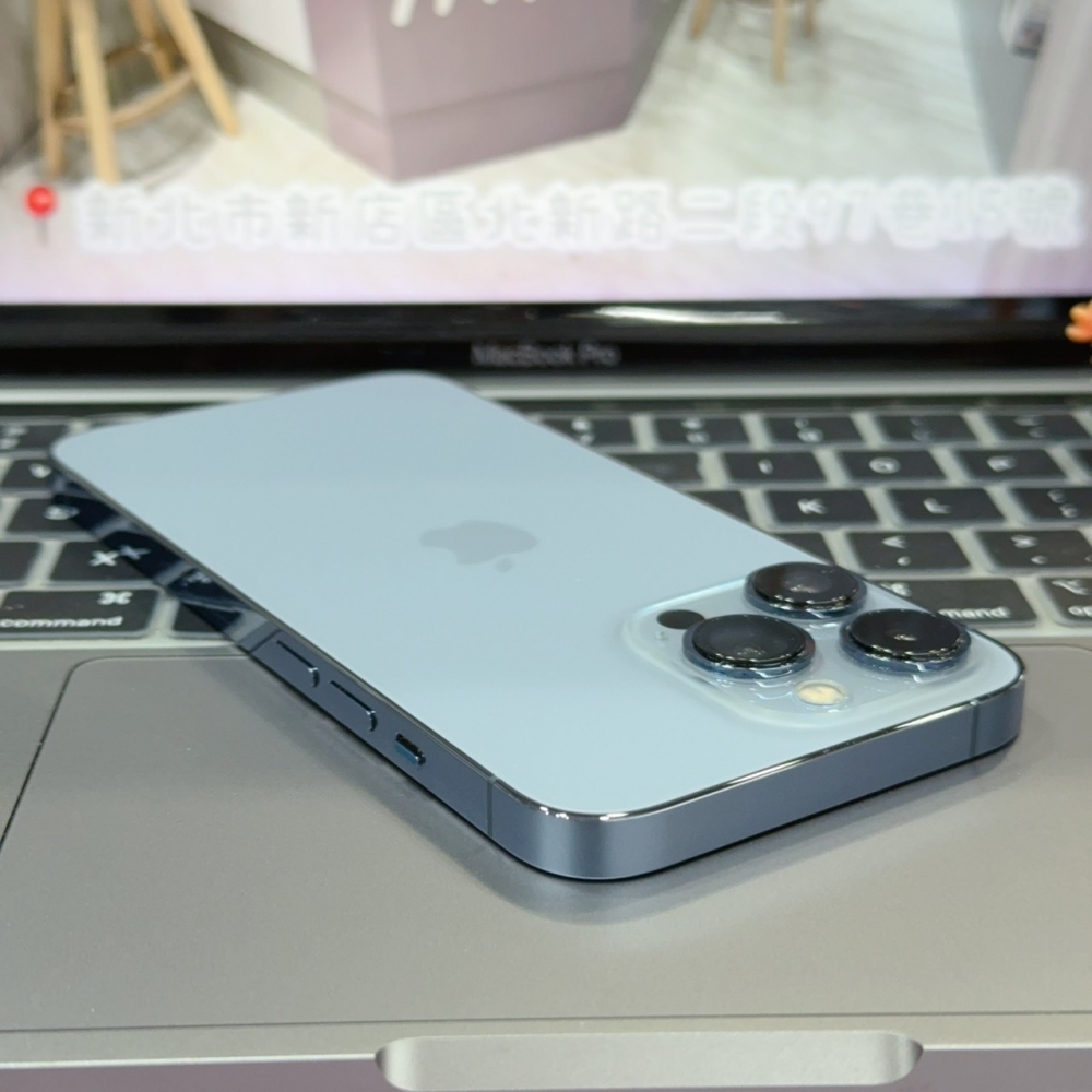 店保90天｜iPhone 13 Pro 128G 全功能正常！電池82% 藍色 6.1吋 #8397 二手iPhone
