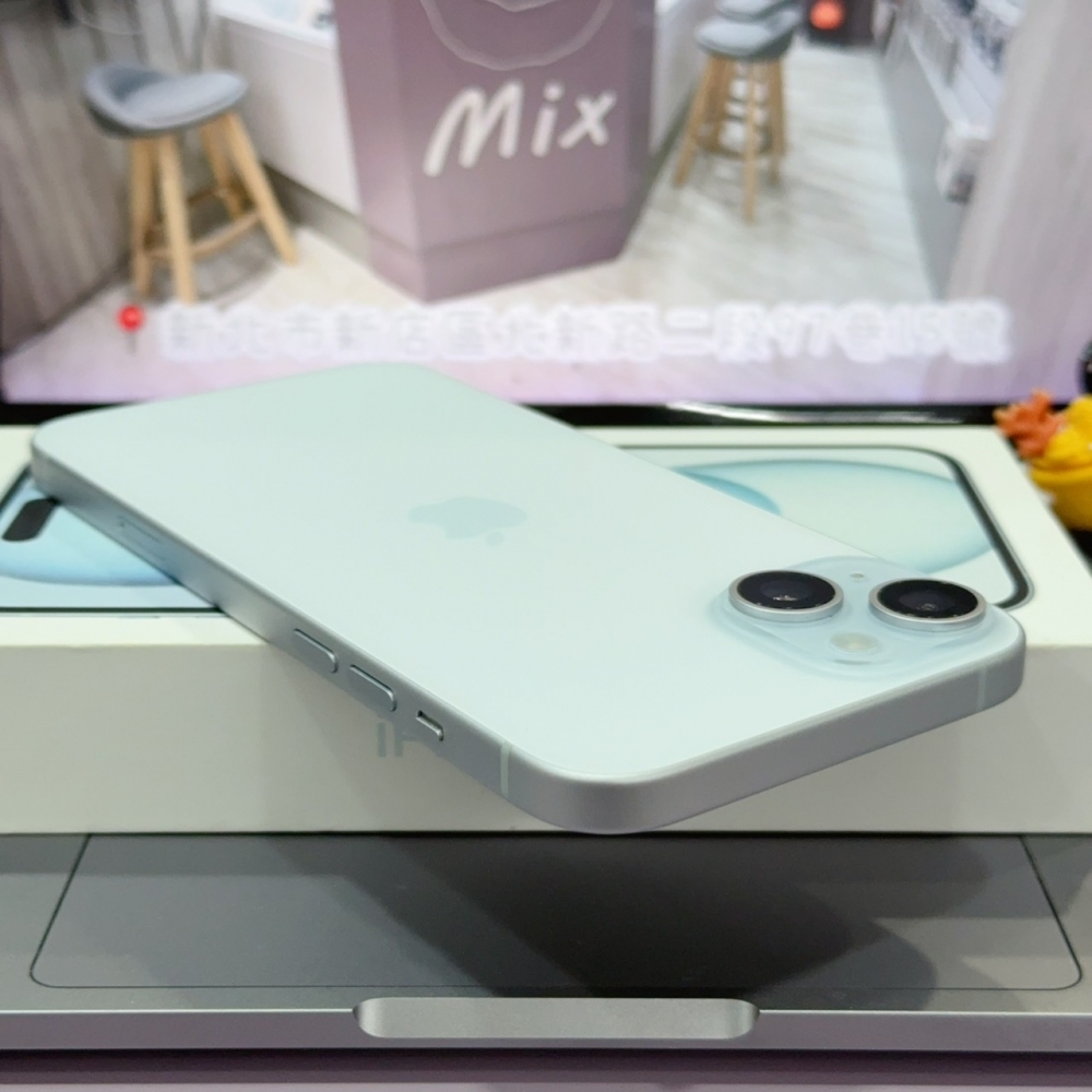 店保90天｜iPhone 15 Plus 256G 全功能正常！電池88% 藍色 6.7吋 #8425 二手iPhone