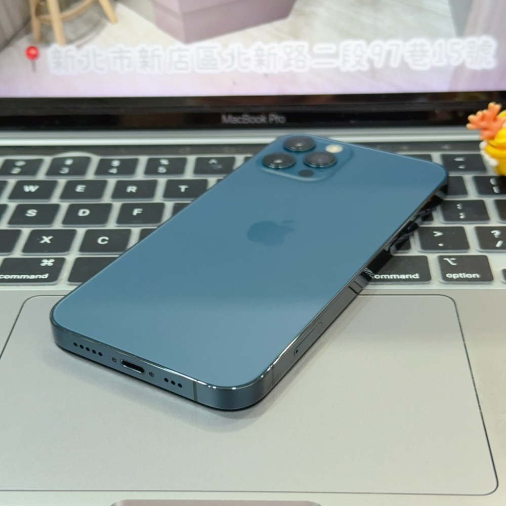 店保90天｜iPhone 12 Pro 256G 全功能正常！電池100% 藍色 6.1吋 #8518 二手iPhone