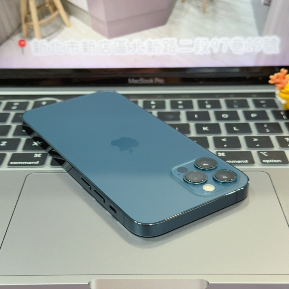 店保90天｜iPhone 12 Pro 256G 全功能正常！電池100% 藍色 6.1吋 #8518 二手iPhone