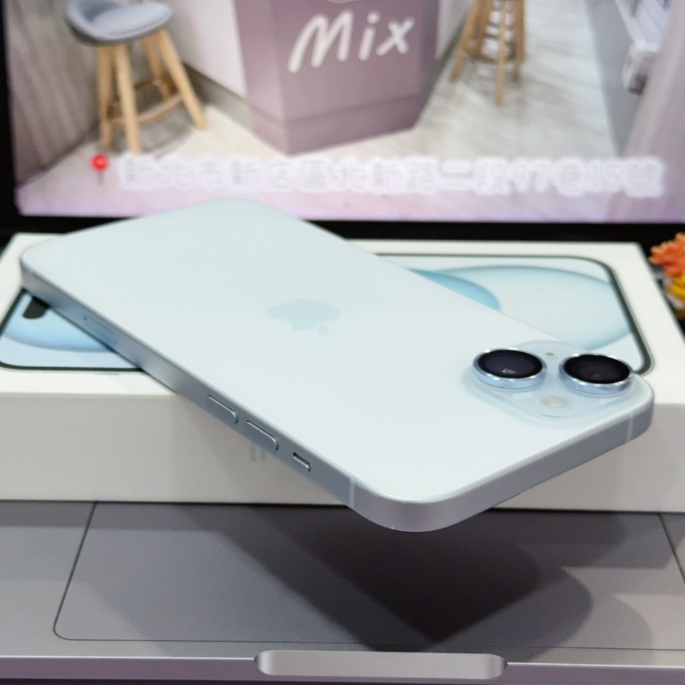 店保90天｜iPhone 15 Plus 128G 全功能正常！電池86% 藍色 6.7吋 #8530 二手iPhone