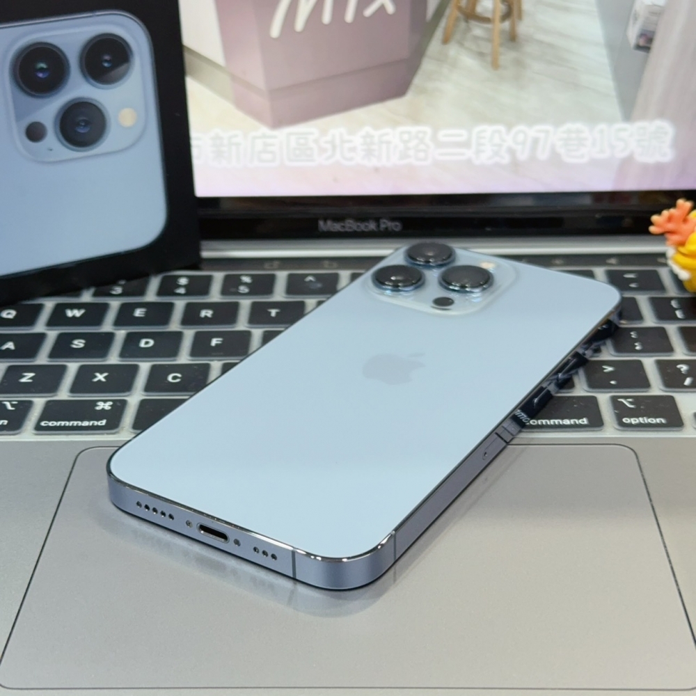 店保90天｜iPhone 13 Pro 256G 全功能正常！電池82% 藍色 6.1吋 #8541 二手iPhone