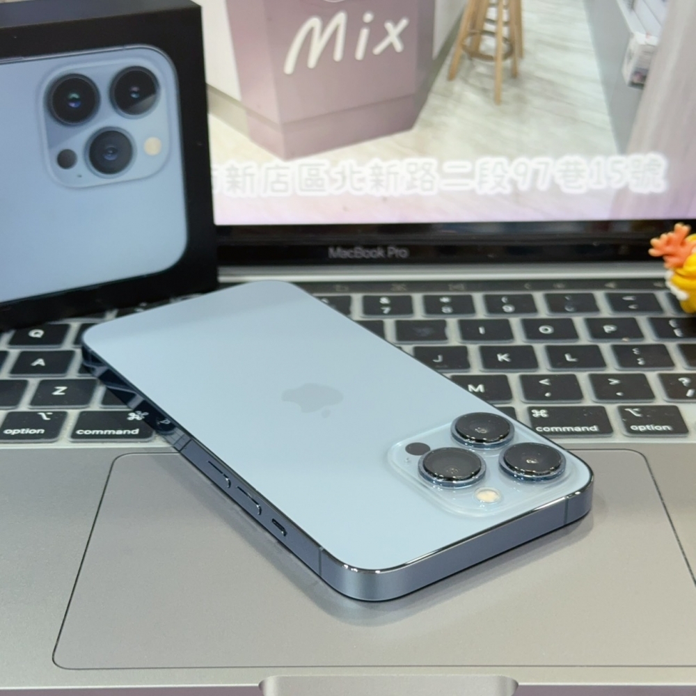 店保90天｜iPhone 13 Pro 256G 全功能正常！電池82% 藍色 6.1吋 #8541 二手iPhone