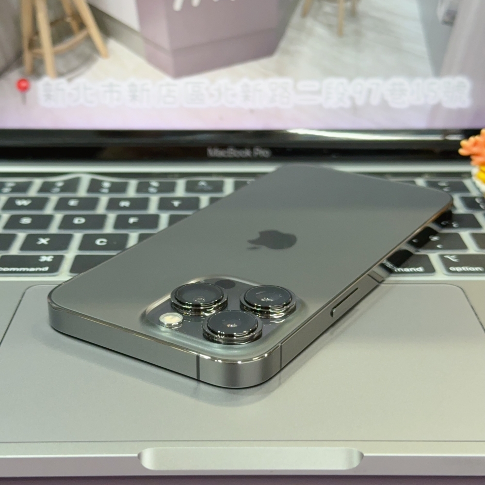 店保90天｜iPhone 13 Pro 256G 全功能正常！原廠電池100% 黑色 6.1吋 #8583 二手iPhone