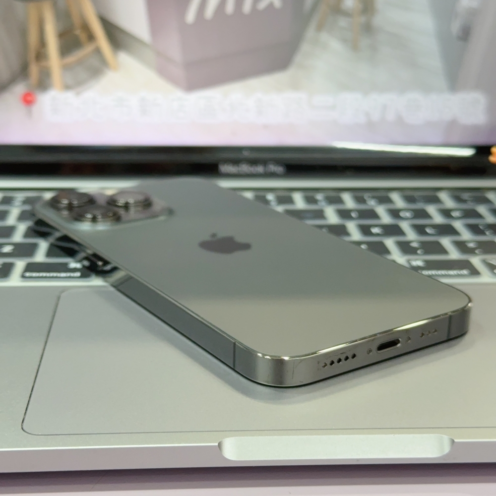 店保90天｜iPhone 13 Pro 256G 全功能正常！原廠電池100% 黑色 6.1吋 #8583 二手iPhone