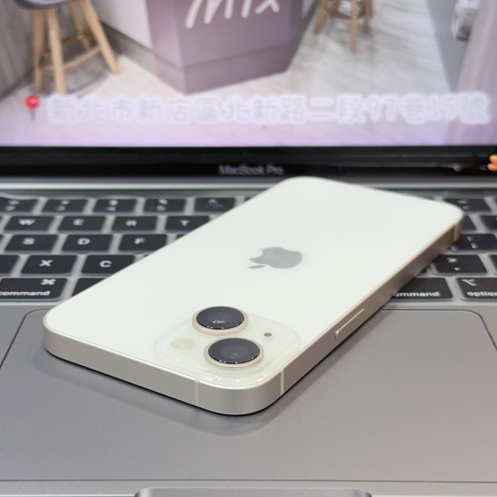 店保90天｜iPhone 14 128G 全功能正常！電池83% 白色 6.1吋 #8652 二手iPhone