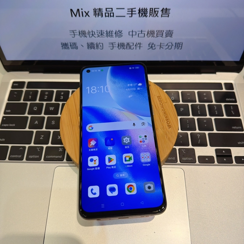 店保90天｜OPPO Reno5 5G 128GB  全功能正常！銀色 6.43吋 #0210  安卓二手機