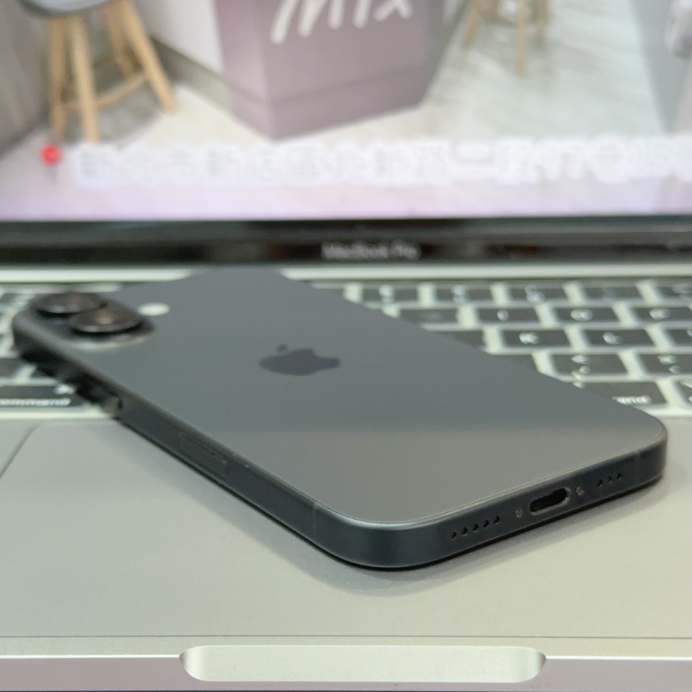 店保90天｜iPhone 16 128G 全功能正常！電池100% 黑色 6.1吋 #8665 二手iPhone