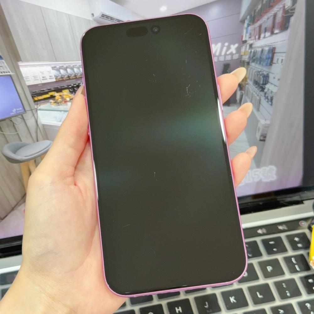 店保90天|iPhone 16 Plus 128G 全功能正常!電池99% 粉色 6.7吋 #8664 二手iPhone