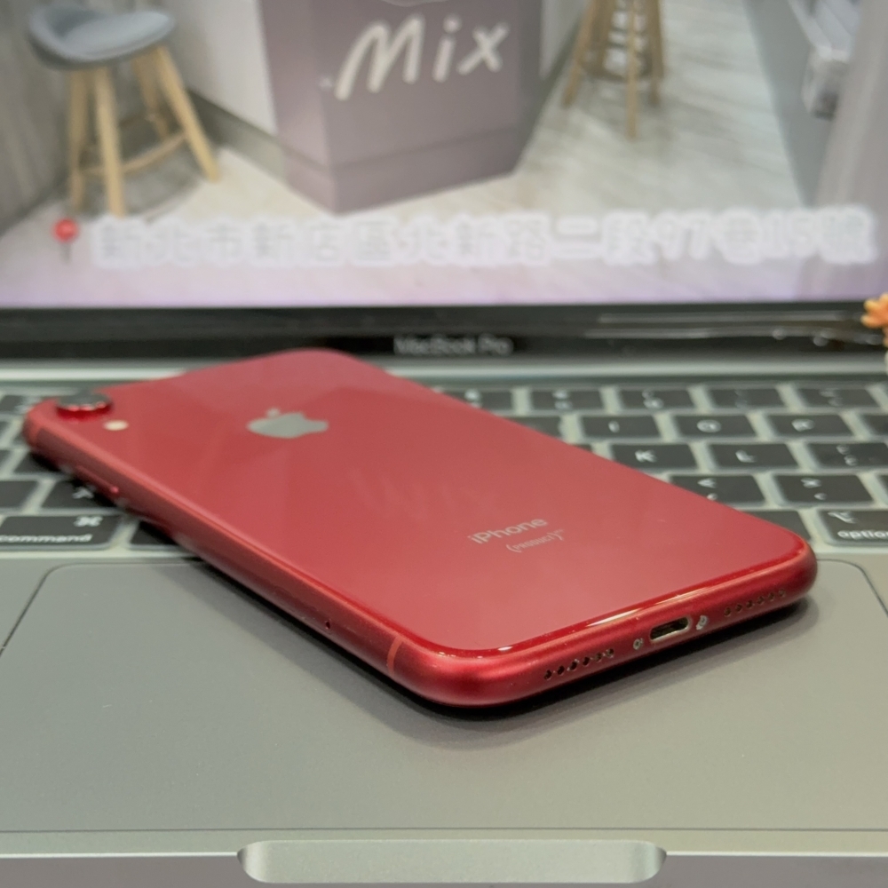 店保90天｜iPhone XR 128G 全功能正常！電池85% 紅色 6.1吋 #8683 工作機 備用機