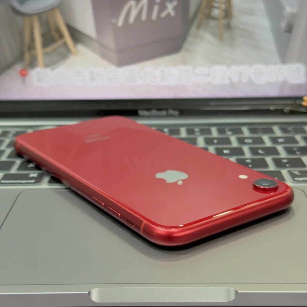 店保90天｜iPhone XR 128G 全功能正常！電池85% 紅色 6.1吋 #8683 工作機 備用機
