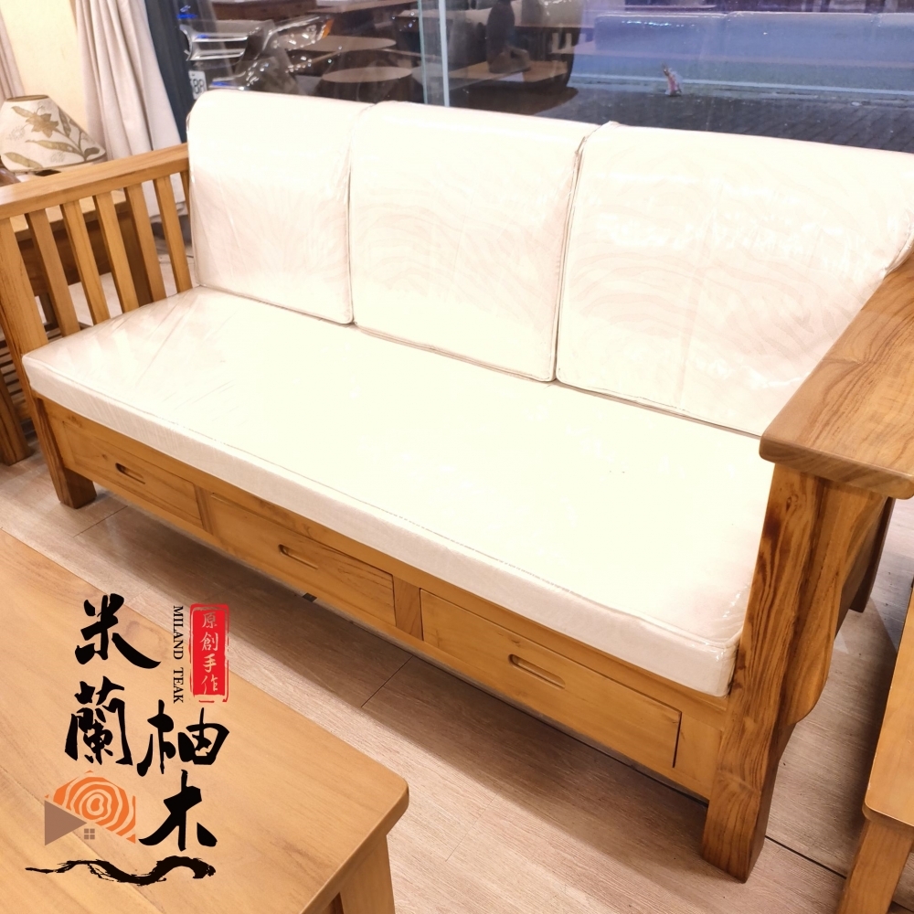 全柚木保羅(POLO)沙發組、布沙發 ［1.2.3+大桌］［北歐風格款］