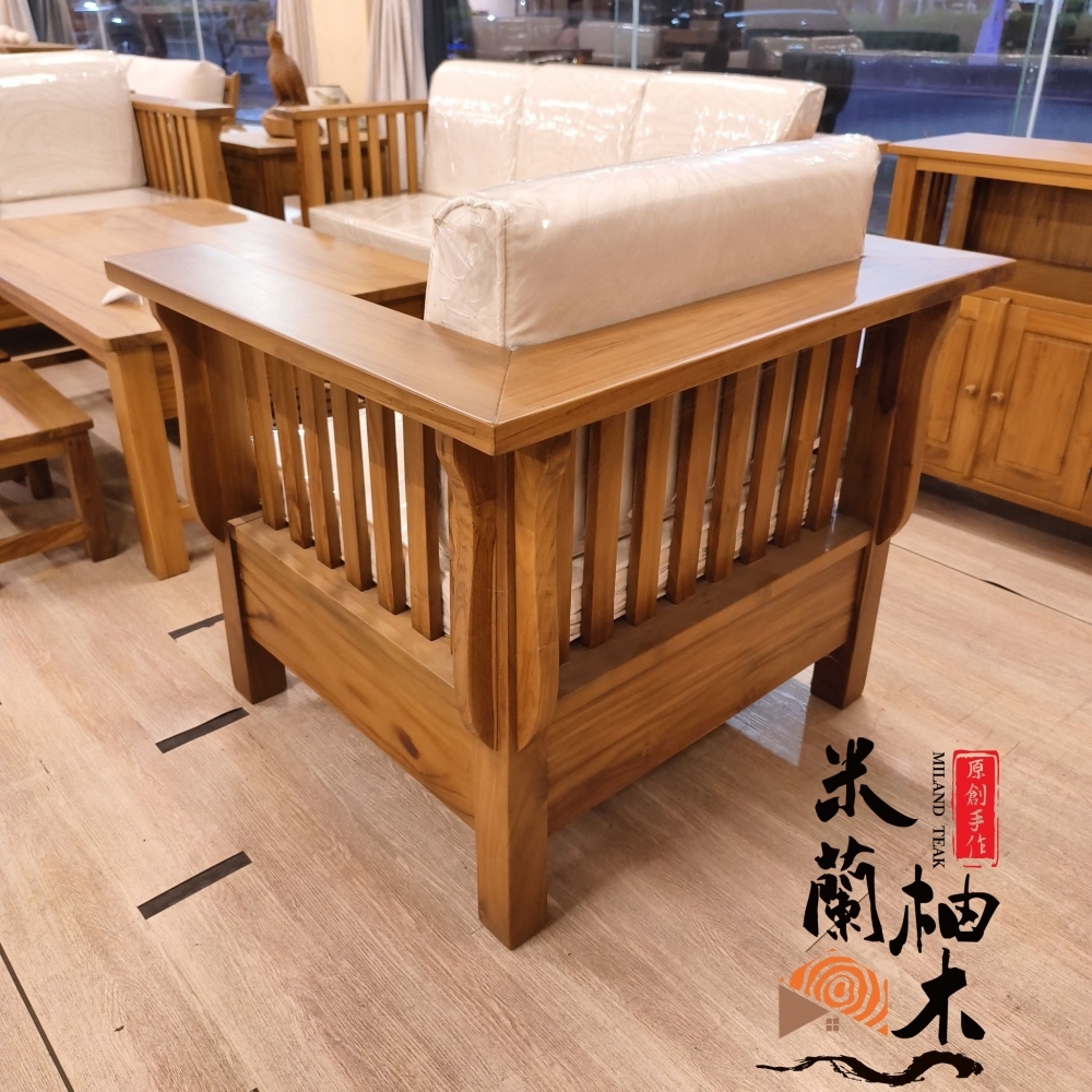 全柚木保羅(POLO)沙發組、布沙發 ［1.2.3+大桌］［北歐風格款］