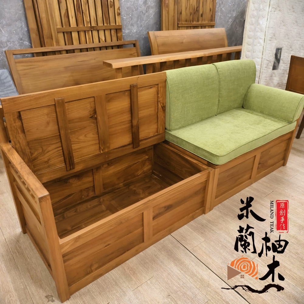 全柚木方舟 The Ark ---客訂款上掀收納沙發