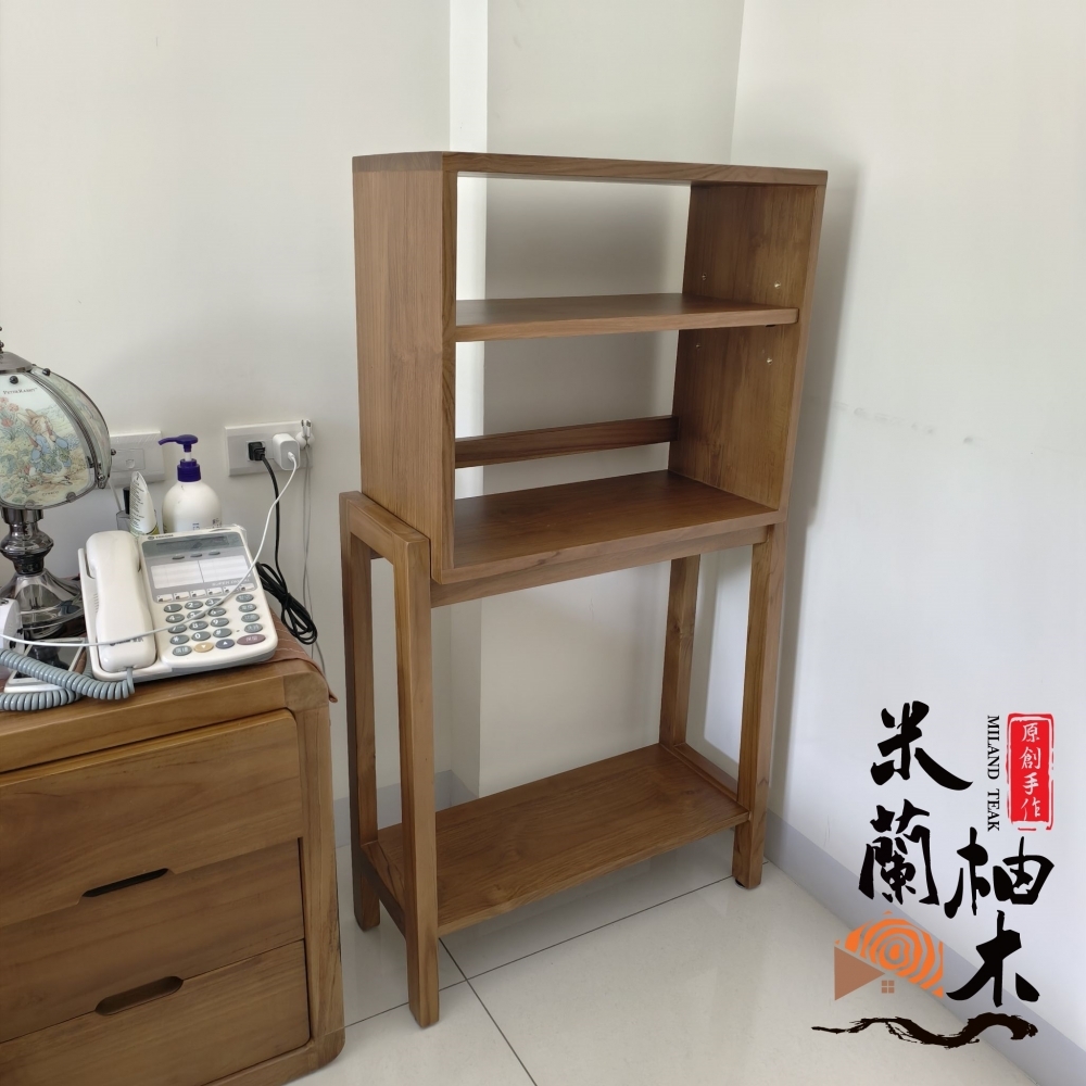 全柚木收納架