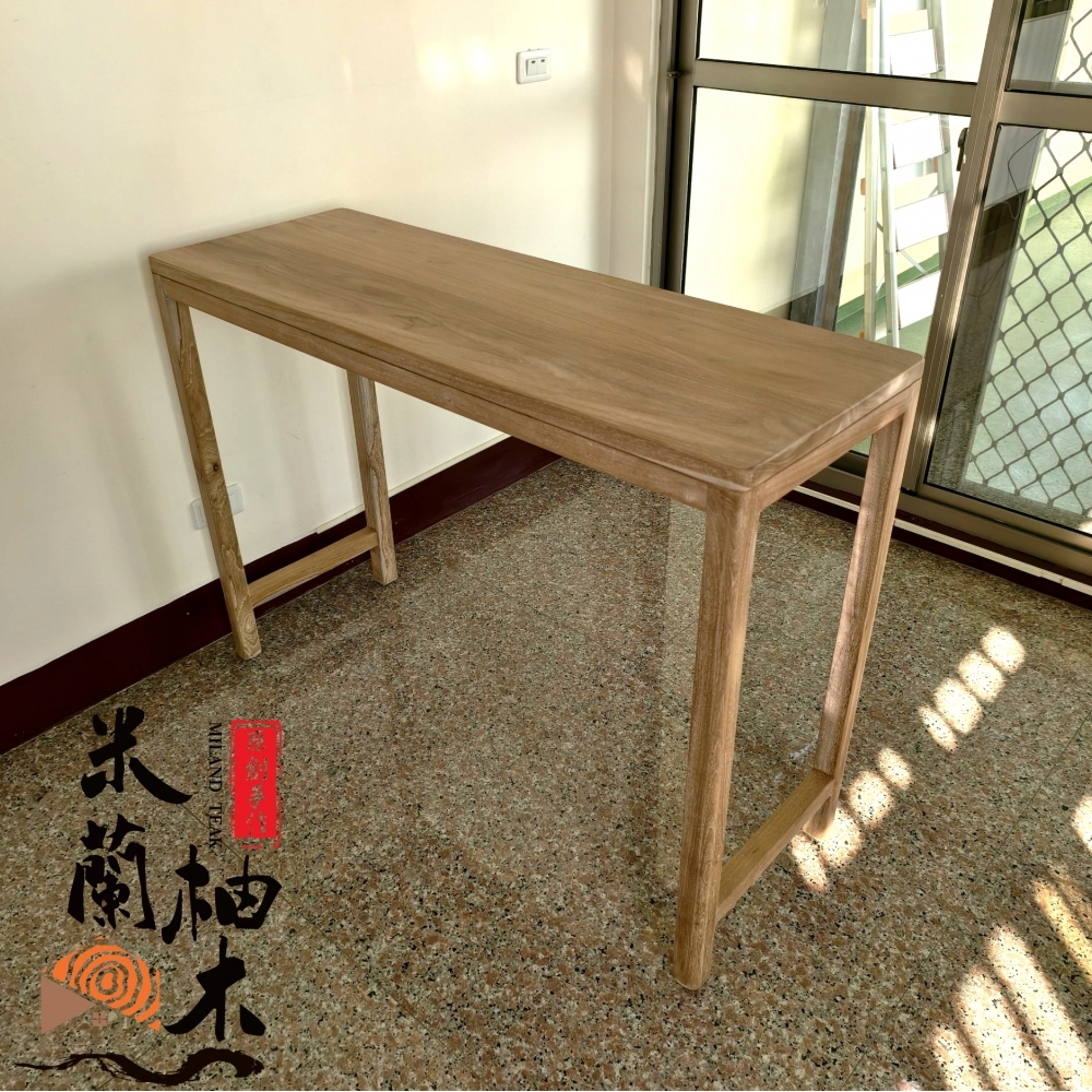 客訂全柚木高腳吧台