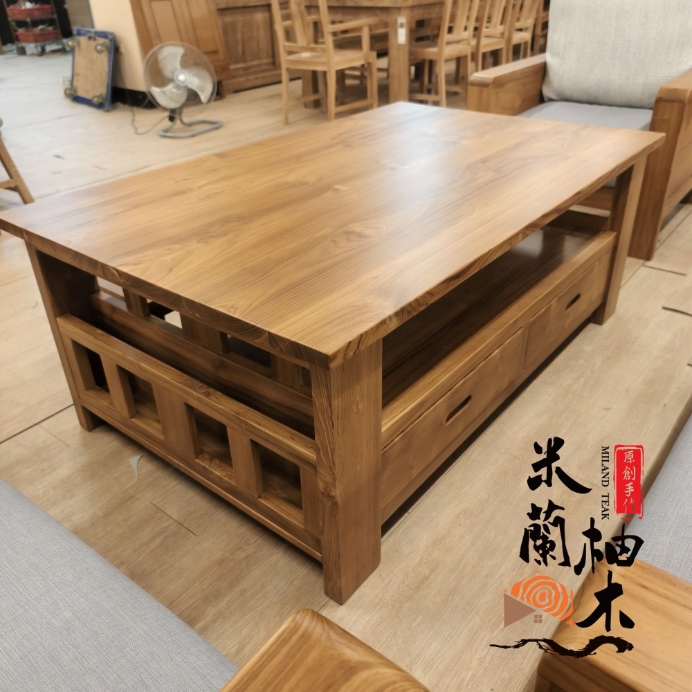 全柚木米蘭風尚(Milano Style)沙發組［1.2.3人位+大小桌］