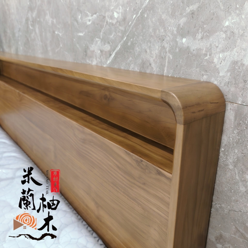 全柚木玥眠柚木床架 (Yuemian Teak Bed Frame)-6尺
